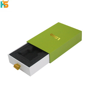 Chất lượng tốt biểu tượng tùy chỉnh màu xanh lá cây các tông trượt ngăn kéo hộp với chèn bọt - Product Image 2