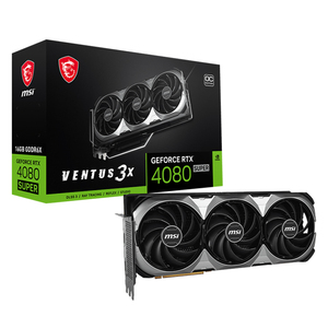 Carte graphique de jeu MSI GeForce <span class=keywords><strong>RTX</strong></span> <span class=keywords><strong>4080</strong></span> SUPER 16G <span class=keywords><strong>VENTUS</strong></span> <span class=keywords><strong>3X</strong></span> <span class=keywords><strong>OC</strong></span> d'occasion avec mémoire GDDR6X, avec ray tracing et IA, cartes graphiques MSI <span class=keywords><strong>RTX</strong></span> 4 - Product Image 6