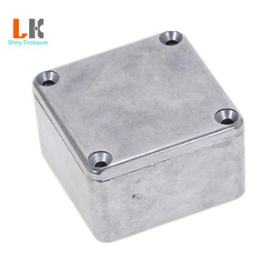 กล่องอะลูมิเนียมแบบแป้นเหยียบสำหรับ1590LB 50.5*50.5*31มม. กล่องอะลูมิเนียมกีต้าร์ - Product Image 5