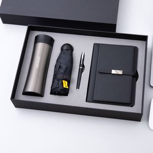 Set de Regalo Promocional Premium: Termo, Paraguas, Cuaderno, Bolígrafo, con Logotipo Personalizado de la Empresa, Regalos Corporativos de Lujo - Product Image 1
