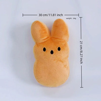 Peluche Lapin de Pâques en Guimauve Douce, Animal en Peluche Lapin Coloré, Cadeau de Baby Shower, Oreiller Couineur Personnalisé, Décoration de Fête