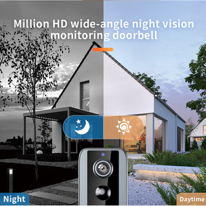 Sonnette vidéo <span class=keywords><strong>sans</strong></span> <span class=keywords><strong>fil</strong></span> pour la maison, WIFI HD, caméra de porte extérieure étanche, <span class=keywords><strong>interphone</strong></span> vidéo de sécurité, IR, sonnette vidéo intelligente tuya - Product Image 5