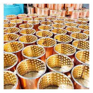 Втулка от производителя, обернутая стальная бронза, <span class=keywords><strong>CuPb10Sn10</strong></span>, Композитный Подшипник, втулка для втулки автомобиля, биметаллическая втулка - Product Image 5