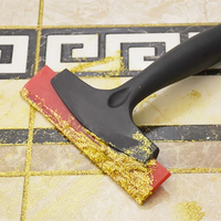 Raclette en caoutchouc pour mastic époxy à base d'eau, mastic coloré pour sable, mastic pour carrelage, outils de construction, raclette pour mastic de finition