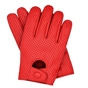 Gants de conduite en cuir personnalisés 2026 avec fonction écran tactile, doigts complets, légers, respirants, design unisexe, pour sports d'été et ski - Product Image 1
