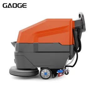Gaoge Free Oem A1 Tegels Vloerwasmachine Hand Duw Vloer Scrubber Droger Machine Voor Fabriek Industriële Reinigingsapparatuur