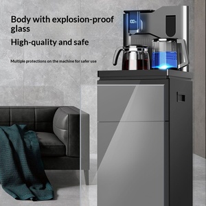 高級オフィスティーバーマシン 家庭用全自動氷温熱水一体型スマート音声メタルウォーターディスペンサー - Product Image 5