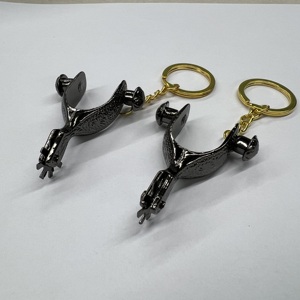 <span class=keywords><strong>Vente</strong></span> flash Mini éperons <span class=keywords><strong>de</strong></span> cheval Porte-clés Équestre Métal Fait main Porte-clés <span class=keywords><strong>de</strong></span> collection Cadeau - Product Image 6