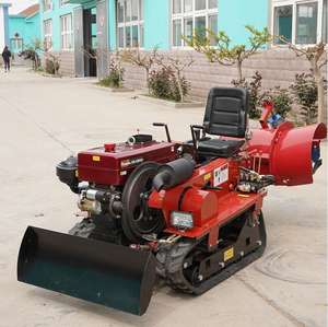 Motoculteur agricole rotatif, <span class=keywords><strong>micro</strong></span>-<span class=keywords><strong>tracteur</strong></span> chenillé télécommandé avec différents outils pour les petites exploitations - Product Image 5