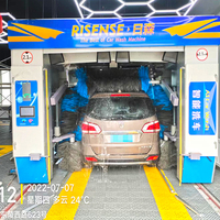 Machine de lavage de voitures automatique à roulement électrique |   Système de lavage de tunnels haute performance avec sécheuse à brosse supérieure haute puissance pour voitures, jeans et fourgonnettes