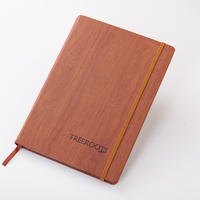 Cahier, agenda, carnet de notes, Texture en bois, avec bouton magique, personnalisé, bureau classique, vente directe d'usine