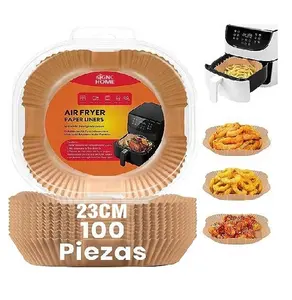 Hot Sale Mehrzweck küche Restaurant Einweg papier Liner Square Air Fryer Papier