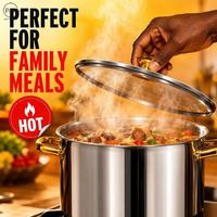 Ensemble de casseroles classiques en acier inoxydable 6 pièces avec couvercles en verre, poignées de 0,8 mm d'épaisseur, écologiques, faciles à nettoyer, casseroles à lait/soupe, poêle à frire