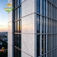 Panneau composite en aluminium (ACP) Alucobond 4 mm à texture marbre personnalisé en gros pour revêtement mural extérieur de bâtiment