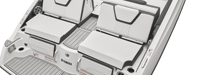 Bateau à moteur de luxe Kinocean 2024, jet ski, yacht à cascade, design intérieur, certifié CE, console en aluminium, sports nautiques