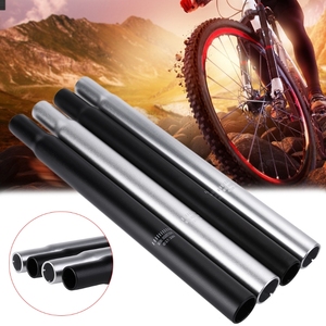 Rallonge de tube de selle de vélo en alliage d'aluminium de 27.2mm x 350mm noir argenté tige de selle de vélo avec un design élégant - Product Image 5