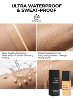 Soins de la peau, crème solaire vegan non oxydante, fond de teint liquide teinté personnalisé avec logo, imperméable, couvrance totale