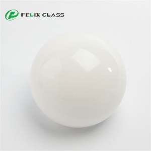 Abat-jour en verre opale blanc sur mesure pour luminaire suspendu - Product Image 1