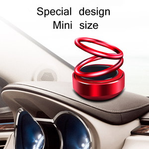 Bán Buôn Kim Loại Xoay Xe Hương Thơm Khuếch Tán Đôi Vòng Xe Năng Lượng Mặt Trời Nước Hoa Khuếch Tán Kim Loại Treo Xe Khuếch Tán Hương Thơm - Product Image 3