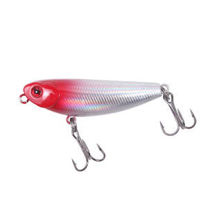 Señuelo de Pesca Tipo Lápiz, Superficie Macro, Plástico Duro, Mini, 5.5cm/5.8g, Flotante, con Cuentas Sonoras Integradas - Product Image 6