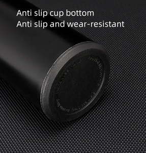 Gobelet isotherme double paroi en acier inoxydable 304 avec affichage LED de la température tactile, logo personnalisable, vaisselle numérique - Product Image 4