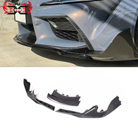 Lèvre avant en fibre de carbone pour Toyota GR Supra A90 A91 Mk5, lèvre de pare-chocs avant, kit carrosserie, accessoires de voiture