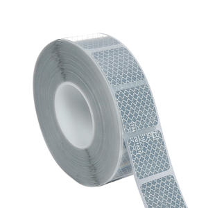 <span class=keywords><strong>DM</strong></span> 9600 Factory Industry Wholesale Cinta Reflectiva attenzione sicurezza stradale rosso bianco giallo nastro riflettente in poliestere per veicoli - Product Image 3