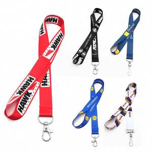 Polyester Key Chain Phone Id Card Lanyard Anime With Safety Buckle Release - Product Image 3