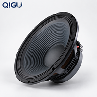 hQP15-070 Speaker Woofer Bass 15 Inch 100mm Voice Coil Tembaga 8Ohm 98dB 500W-1000W Magnet Ferit Loudspeaker PA Profesional