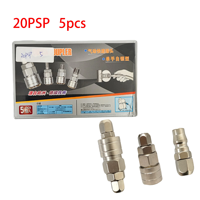 Raccords rapides pneumatiques autobloquants 20PSP 30PSP 40PSP pour tuyaux de compresseur d'air et outils pneumatiques
