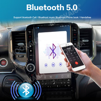 Autoradio Android 15 de 13,6 pouces 8+128 Go pour Dodge Ram 1500 2500 3500, lecteur multimédia automobile, écran tactile, GPS, unité principale