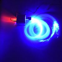 Kit de plafonnier LED RVB à fibres optiques 12V 10W |   Effet scintillant, indice de protection IP66 et étanche pour une installation facile dans la chambre