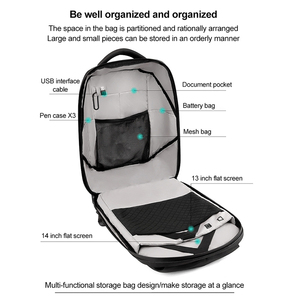 Ứng dụng điều khiển LED ba lô thông minh ba lô với màn hình hiển thị LED cho đi bộ quảng cáo ngoài trời máy tính xách tay thông minh ba lô - Product Image 6