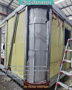 Hôtel de plein air Facile à installer Petites villas à <span class=keywords><strong>bas</strong></span> <span class=keywords><strong>prix</strong></span> Décoration raffinée Maison de conteneur mobile portable moderne de luxe pour l'extérieur - Product Image 5