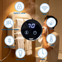 Termostato Inteligente WiFi para Toallero, Control Remoto por Aplicación, Temporizador Personalizable, Fabricación OEM