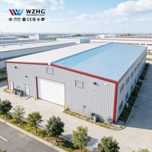 Almacén Industrial Prefabricado, Construcción Avanzada Resistente al Viento, Acero al Carbono Q355b, Taller Comercial para Contratistas, Apartamento - Product Image 1