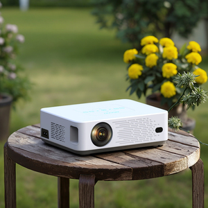 Y2pro אנדרואיד חכם wifi mini מקרן נייד 4k מלא 1080p מיקוד אוטומטי פ מקרן הוביל מנורה עבור הבית חיצוני - Product Image 1