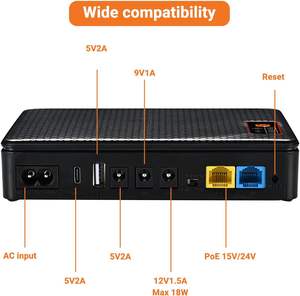 Mini Inversor de Corriente Continua Monofásico UPS 1018P, 85-240V 50/60Hz, Fuente de Alimentación con WiFi y Batería de Respaldo para Electrodomésticos - Product Image 4