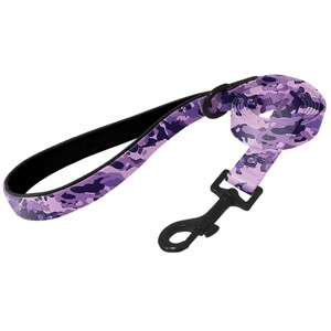 Conjunto de Arnés para Perro con Camuflaje Morado, Cierre de Hebilla Ajustable y Accesorio de Lazo para Mascotas - Product Image 2