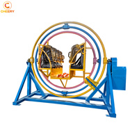 Remorque gyroscope Portable, jouet pour parc, attraction de parc, rotative motorisée 3D naturelle, fêtes de loisir montée
