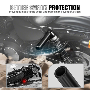 NICECNC - Protectores de Amortiguador Superior de 6.5 Pulgadas para Harley Forty Eight Dark Custom XL1200X 2013-2014 Iron 883 XL883N <span class=keywords><strong>Sportster</strong></span> <span class=keywords><strong>1200</strong></span> - Product Image 4