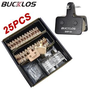 25 Pares de Pastillas de Freno de Disco para Bicicleta BUCKLOS, Pastillas de Freno de Disco Hidráulicas para Bicicleta para <span class=keywords><strong>SHIMANO</strong></span> <span class=keywords><strong>MT200</strong></span> MT400 MT500 M315 M525 M475 M375 M445 - Product Image 1