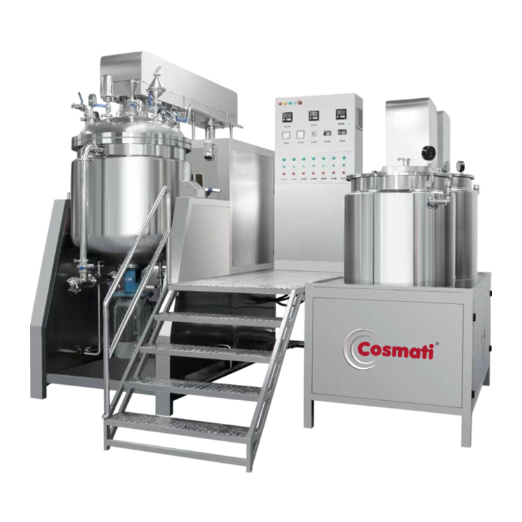 Cosmetic and pharmaceutical emulsifier body lotion cosmetic cream gel vacuum emulsifier homogenizer