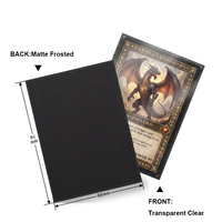 Protège-cartes JIN OU robustes mats, résistants à la déchirure, avec fermeture hermétique pour cartes TCG