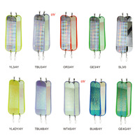TG 28CM Plaque de pêche lumineuse pour la pêche à la traîne, leurre réfléchissant UV double face, accessoire de pêche