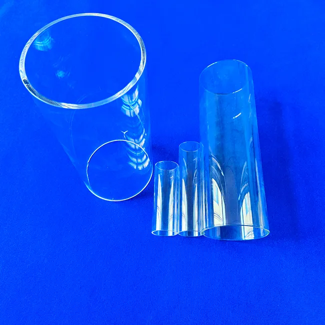 أنبوب الكوارتز من المصنع، فرن الزجاج المقاوم للحرارة العالية، أنبوب نوع الفرن مخصص القطر 0.5mm-20mm