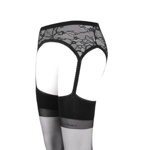 Sexy Lace Suspender Stockings Red Ultra Thin Spandex Women's Four Seasons Wear - Product Image 5