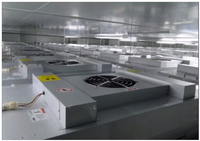 Unité FFU pour salle blanche Champignon HEPA 14 avec nouvel élément de filtre à air en microfibre Système modulaire pour salle blanche