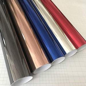 Nouveaux produits d'accessoires de voiture 1.52*18M autocollant en vinyle brillant or <span class=keywords><strong>rose</strong></span> extensible Chrome <span class=keywords><strong>Wrap</strong></span> - Product Image 6