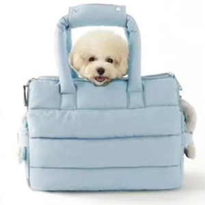 आउटडोर के लिए लक्जरी मल्टी-फंक्शन कस्टम कलर लोगो पपी कैरियर बैग सॉफ्ट पेट कैरियर डॉग कैट पेट ट्रैवल बैग - Product Image 2